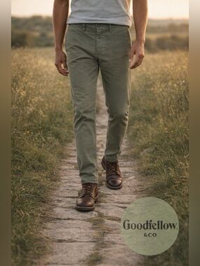 Goodfellow & Co Olive Green Slim Chinos